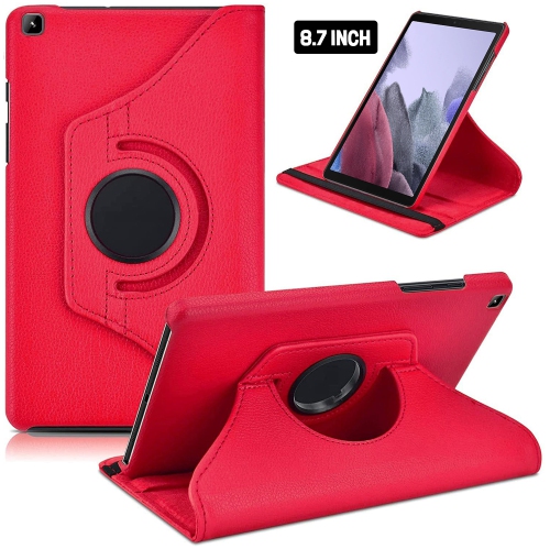 Image 1 of 3.. Samsung Galaxy Tab A7 Lite 8.7 inches 2021 360° Swivel Rotating Case,, Multi-Angle Viewing Stand, PU Leather Case, Auto Wake Up/Sleep with Protective