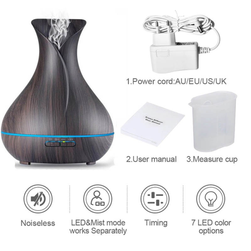 AROMATHERAPY-550 ml essential oil Diffuser with Remote control for Home, Office, Bedroom, Living Room, Study, Yoga Quiet Cool Mist Humidifier. 7