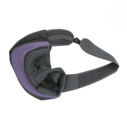 Pet Carrier Sling, Hands Free Dog Tote Bag Cat Shoulder Sling Purse with Adjustable Padded Strap Mesh Outdoor Travel Bag for Carrying Small Dog Cat