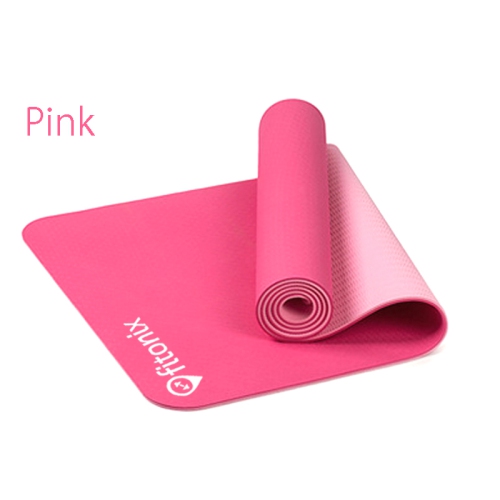 Non-Slip TPE Yoga Mat - Pink