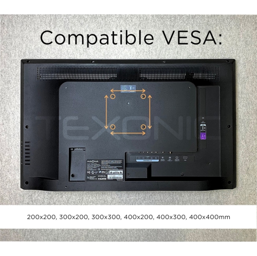 Free Shipping | TEXONIC 32" to 55" Flat Tilt TV Wall Mount | Quick and Easy Installation