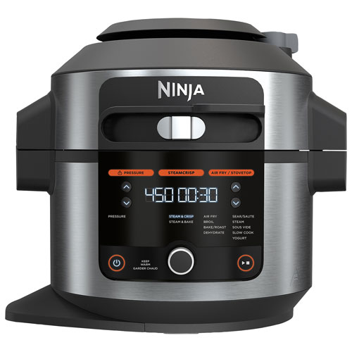 Ninja Foodi 13-in-1 Pressure Cooker & Steam/Air Fryer with SmartLid - 6.5Qt