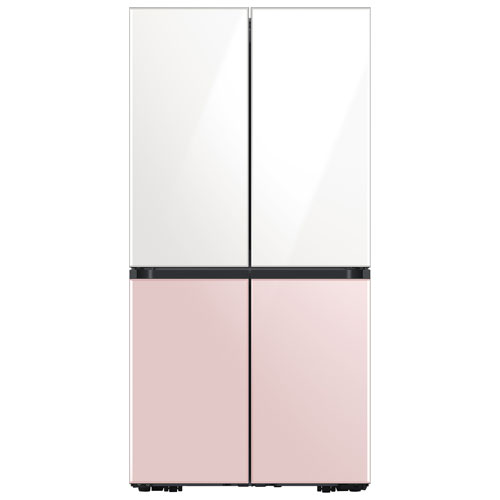 Samsung BESPOKE 36" 22.8 Cu. Ft. 4-Door Flex French Door Refrigerator (RF23A9675AP/AC) - Custom Panel Ready