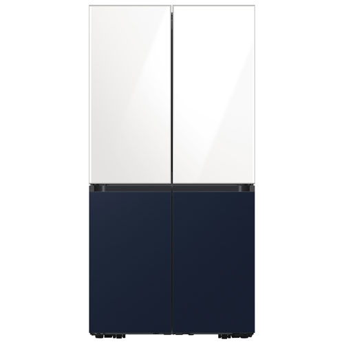 Samsung BESPOKE 36" 22.8 Cu. Ft. 4-Door Flex French Door Refrigerator (RF23A9675AP/AC) - Custom Panel Ready