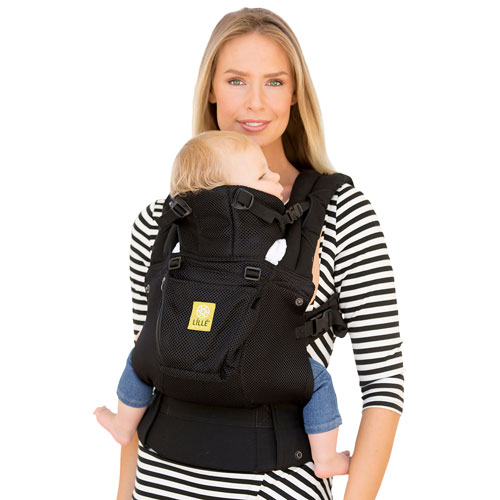 LILLEbaby Complete AirFlow Six Position Baby Carrier - Black