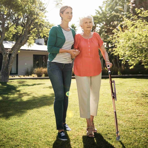 Costway Lightweight Adjustable Folding Cane Seat Aluminum Alloy Crutch Chair With Light