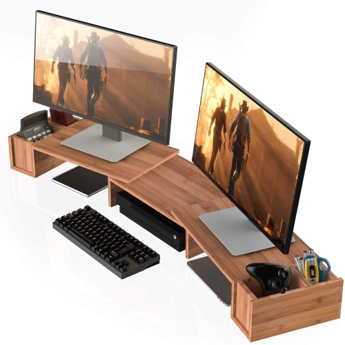 FENGE Dual Monitor Stand Riser with 