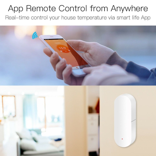 ISTAR WiFi Door Alarm Sensor Wireless Security Window Open Alert Compatible with Tuya or Smart Life APP