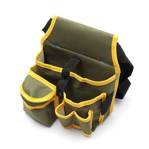 ISTAR Electrician Tool Pouch with 5 Pockets Tunnel Loop, Great Electrician Holster