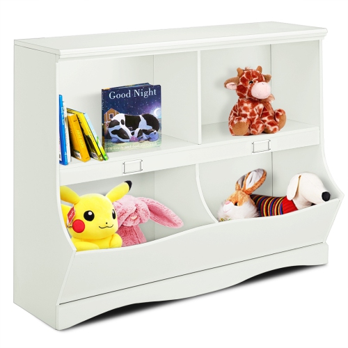 Costway Kids Storage Unit Bookshelf Bookcase Toy Organizer Bookshelf