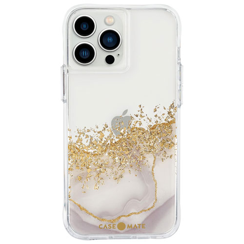 Case-Mate Fitted Hard Shell Case for iPhone 13 Pro Max - Karat Marble