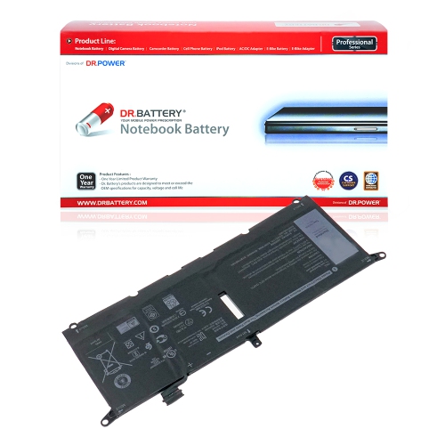 DR. BATTERY - Replacement for Dell XPS 13-9380-D1805W 13-9380-D1901TG 13-9380-D1901TS DXGH8 G8VCF H754V P82G [7.4V / 41Wh] **Free Shipping**