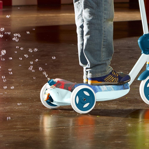 Trottinette électrique WINGOMART 6V 2EN1 Bubble Scooter 2 - 7 ans jusqu'À 4KM/H GALAXY BLUE