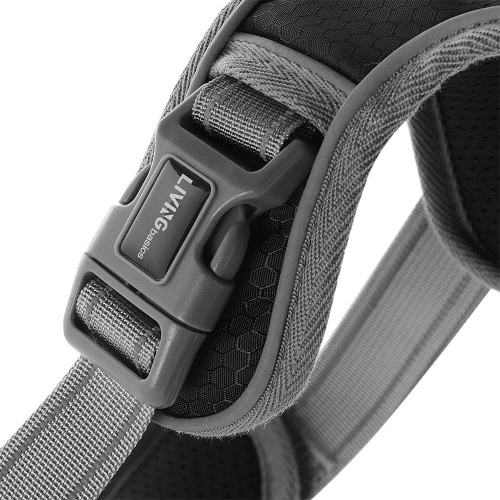 Veste en tissu Oxford réfléchissant 3M réglable sans harnais pour chien, très grand - LIVAGIBasics™