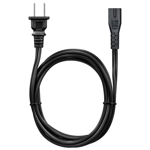 Best Buy Essentials 2m Polarized Power Cord (BE-HCL330-C) - Black - Only at Best Buy