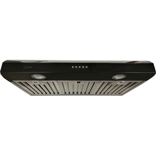 Cyclone 36" 570 CFM LED lights Undermount Range Hood - Black