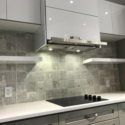 Cyclone 36" 300 CFM LED lights Insert Range Hood - Stainless Steel