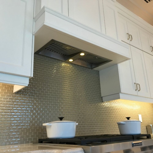 Cyclone 28" 600 CFM LED lights Insert Range Hood - Stainless Steel