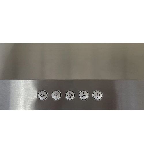 Crown 30" Stainless Steel Under Cabinet Range Hood - 500 CFM Powerful Ventilation for Efficient Cooking - Easy to Install, White Lighting & Quiet
