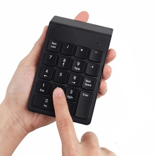 Speedex wireless 2.4G Numeric 18 keys chocolate Mini keyboard Pad