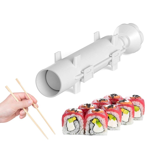 AISHN Sushi Roller Kit Sushi Bazooka, Durable Camp Chef Rice Maker  Machine Mold-for Easy Sushi Cooking Rolls Best kitchen Sushi Tool: Sushi  Plates