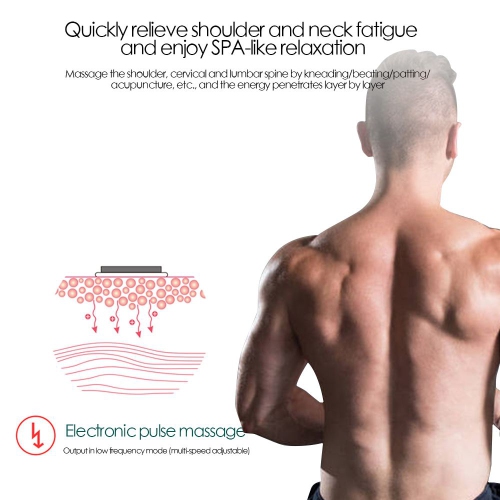 ISTAR Portable Mini Tens Massager Pulse Body Massager Mobile Phone Control EMS Muscle Stimulator Electric Acupuncture Therapy Machine