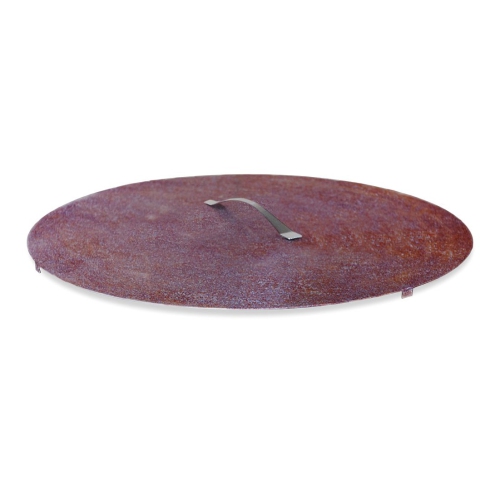 Curonian Fire Pit Lid Large 31" Rusting Steel