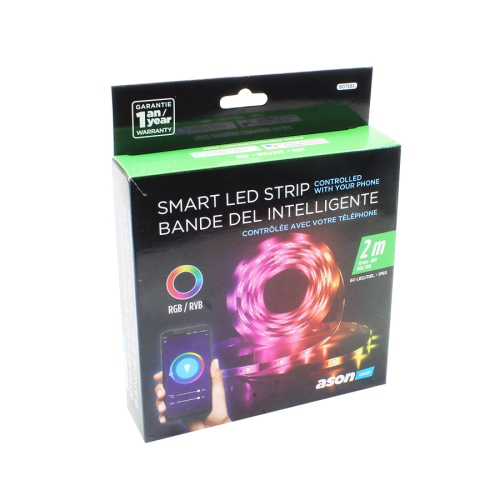 ason decor Smart Flexible LED Strip RGB 2m