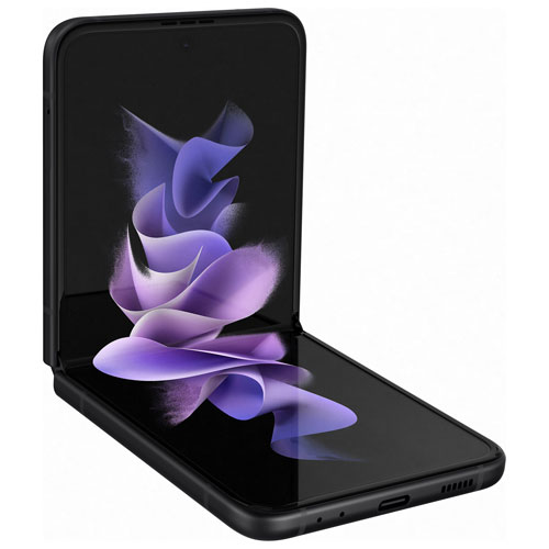 Galaxy Z Flip3 5G de 128 Go de Samsung offert par Freedom - Noir fantôme - Paiement Balance mensuel