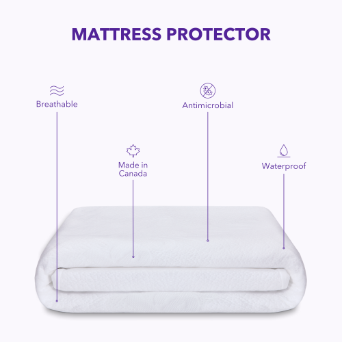Polysleep Waterproof Mattress Protector | Antimicrobial Breathable Bed Cover with a SilverClear® Coating — Twin XL Size
