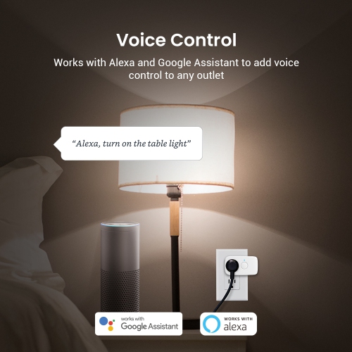 BroadLink Smart Plug, Mini Wi-Fi Timer Smart Outlet Socket Works with Alexa/Google Home/IFTTT, No Hub Required, Remote Control Anywhere