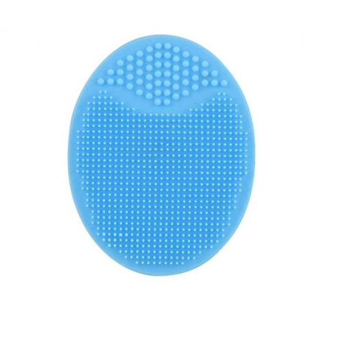 ISTAR Super Soft Silicone Face Cleanser and Massager Brush Manual Facial Cleansing Brush Handheld Mat Scrubber For Sensitive, Delicate, Dry Skin