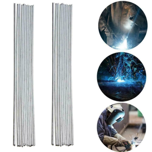 ISTAR Solution Welding Rods,Aluminum Welding Rods, 10Pack 50cm/19.7inch long No Flux Required Easy Melt Welding Rods Low Temperature Aluminum
