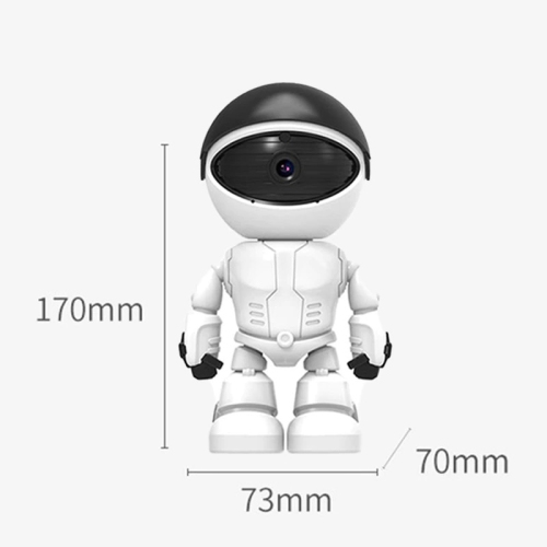Caméra IP de surveillance résidentielle robot caméra de suivi intelligent Wi-Fi sans fil interphone surveillance vidéo 1080p nuage/stockage de cartes