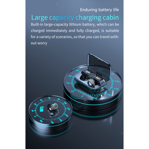 Wireless Bluetooth 5.0 Headphones Earbuds TWS in-Ear Wireless Bluetooth Headset Noise Reduction Stereo Sport Earbud with Charging Case