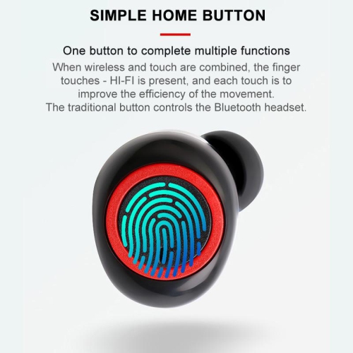 TWS Earbuds Wireless Bluetooth 5.0 Headset Earphones Stereo Dual Headphone waterproof for IOS and Andriod