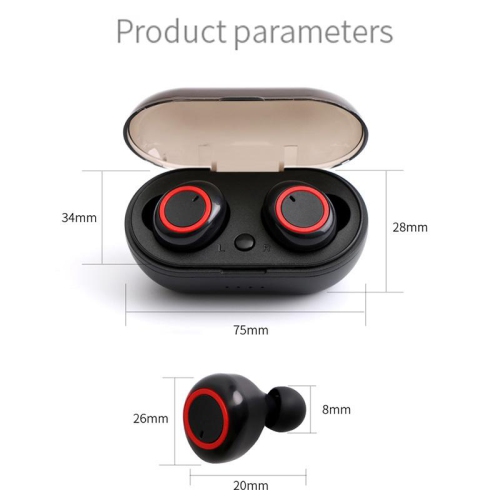 TWS Earbuds Wireless Bluetooth 5.0 Headset Earphones Stereo Dual Headphone waterproof for IOS and Andriod