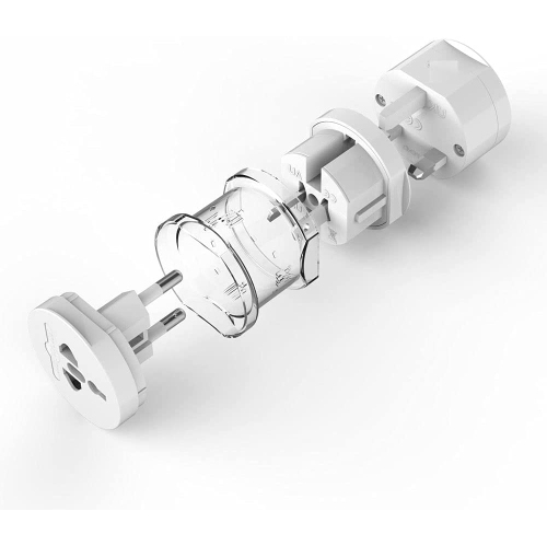 Adaptateur de prise électrique universelle UTA, convertisseur de puissance de voyage, sortie tout-en-un, utilisation mondiale pour US/ UK/ EU/ AU