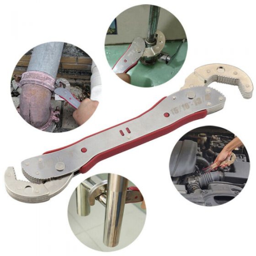ISTAR Adjustable Wrench for Pipe Magic Multi Functional Wrench Spanner Tools 9mm-45mm