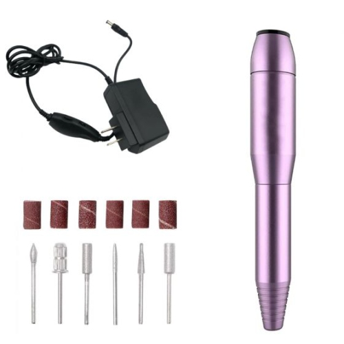 20000 Electric Nail Drill Professional Nail File Drill Acrylic Nails Kit for Manicure Gel Nail Polish Remover with 1 Pack of Sanding Bands(Pink)