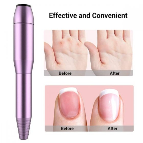 20000 Electric Nail Drill Professional Nail File Drill Acrylic Nails Kit for Manicure Gel Nail Polish Remover with 1 Pack of Sanding Bands(Pink)