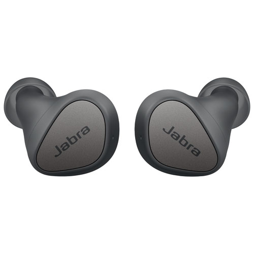 Écouteurs boutons 100 % sans fil à isolation sonore Elite 3 de Jabra - Gris