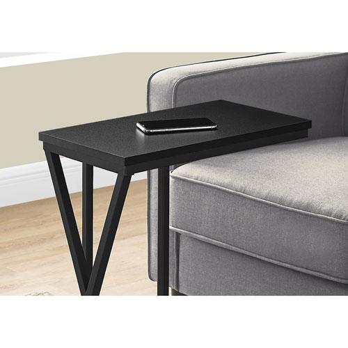 Monarch Contemporary Rectangular Accent Table - Black