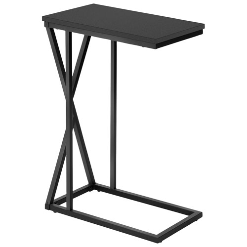 Monarch Contemporary Rectangular Accent Table - Black