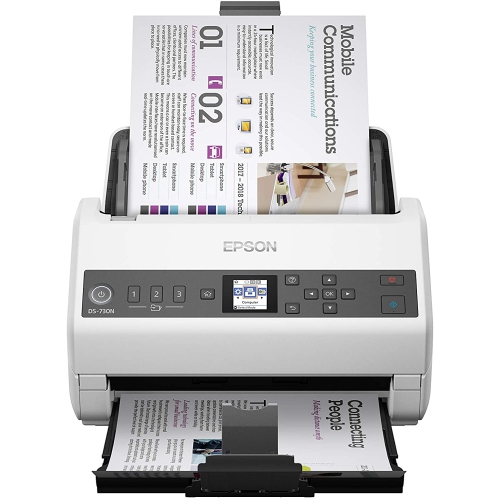 Epson DS-730N Network Color Document Scanner