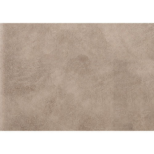 Chaise de salle à manger contemporaine à accoudoirs en similicuir Monarch - Ensemble de 2 - Taupe