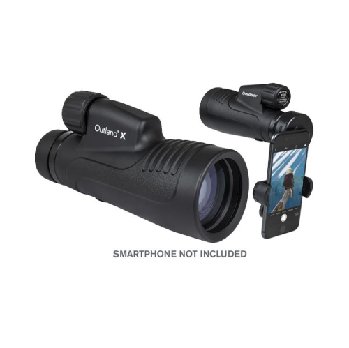 Monoculaire Outland X 10 x 50 de Celestron avec adaptateur pour téléphone intelligent