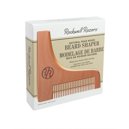 Rockwell Razors Natural Pear Wood Beard Shaper
