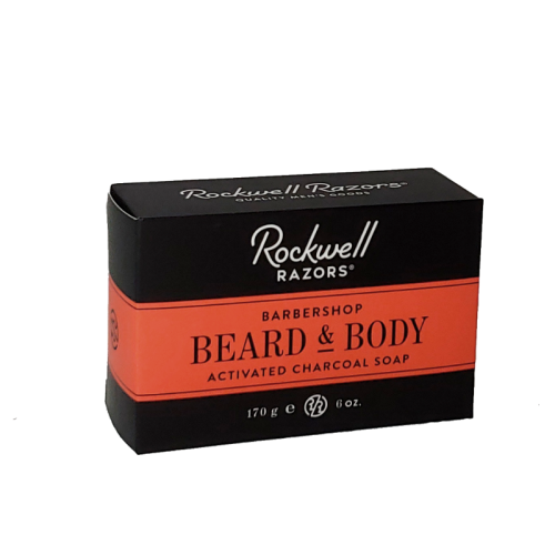 Rockwell Razors Beard & Body Activated Charcoal Soap