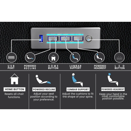 Valencia Oslo XL Home Theater Seating | Premium Top Grain Italian Nappa 11000 Leather, Power Headrest, Extra Space, 400 lbs Capacity